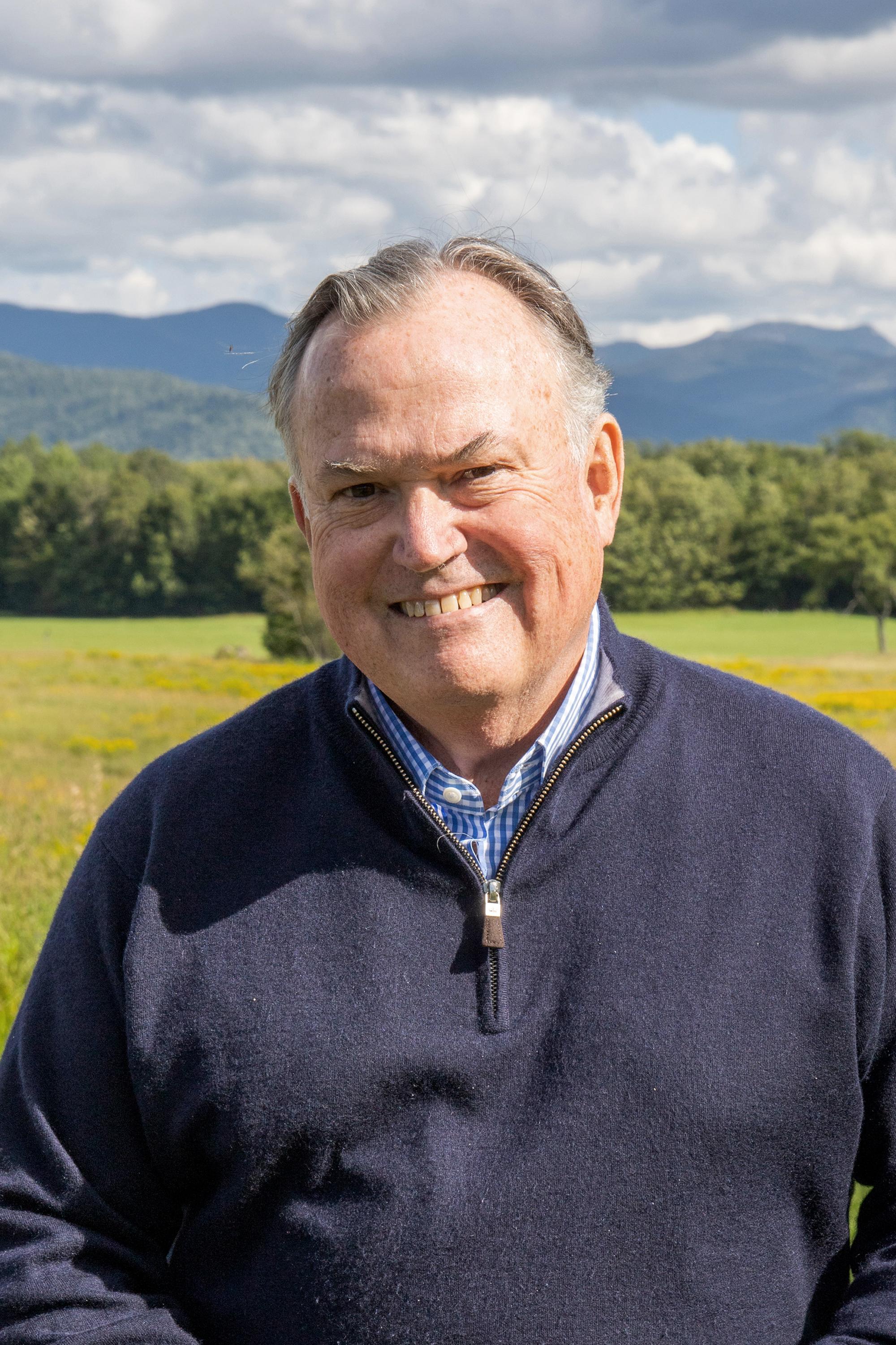smiling man outdoors